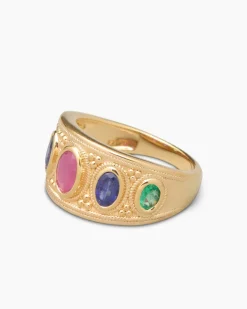 Ring mit Multi-Edelsteinen