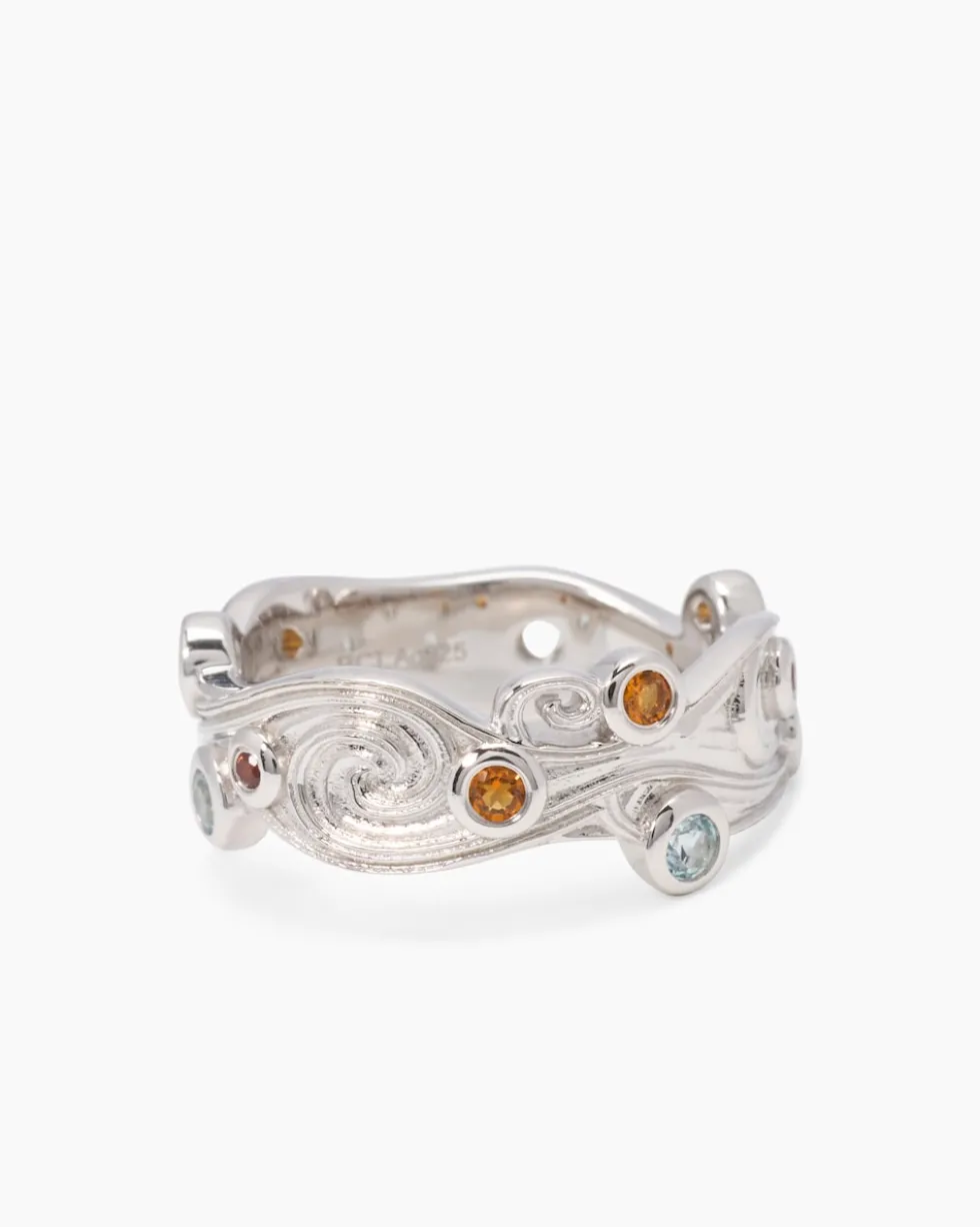 Ring mit Multi-Edelsteinen