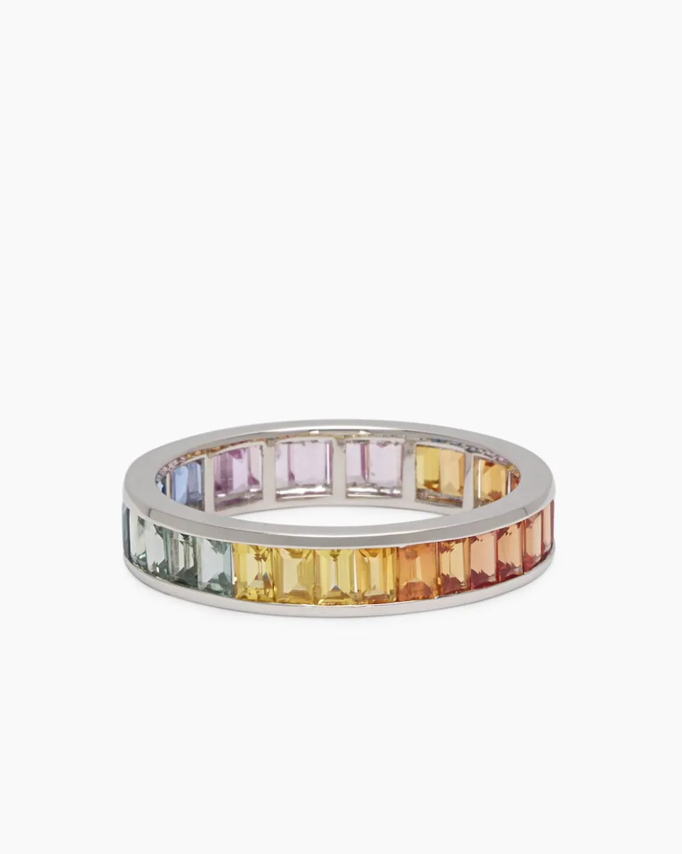 Ring mit Multi-Saphir