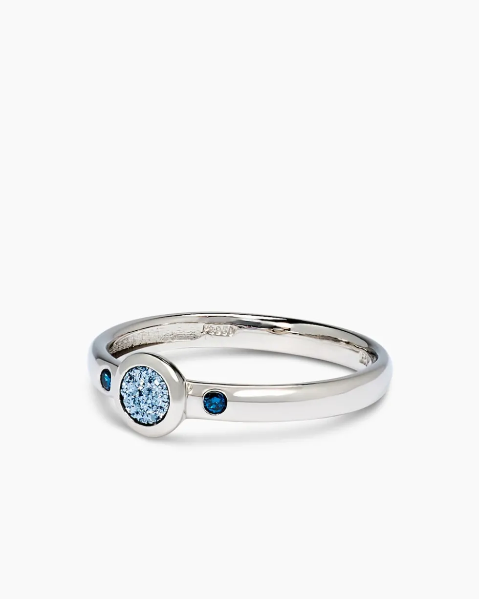 Ring mit Osmium und Brillanten