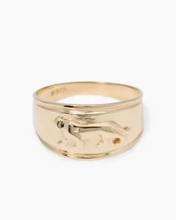 Ring mit Panther-Motiv