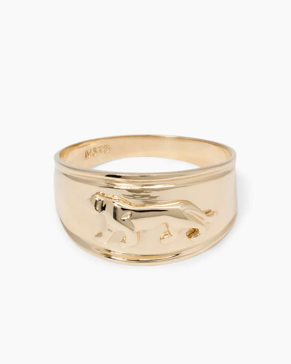 Ring mit Panther-Motiv
