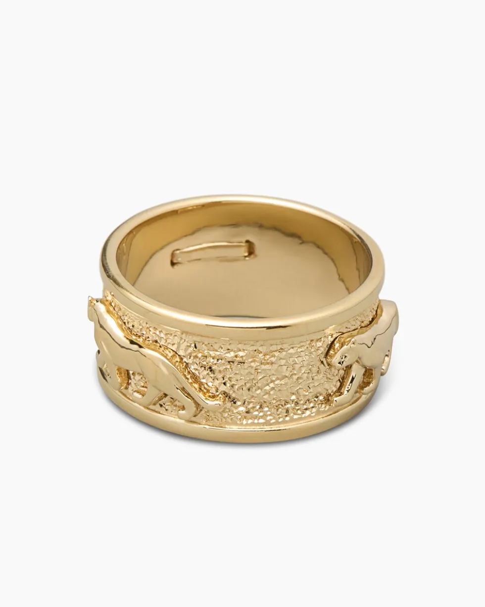 Ring mit Panther-Motiv