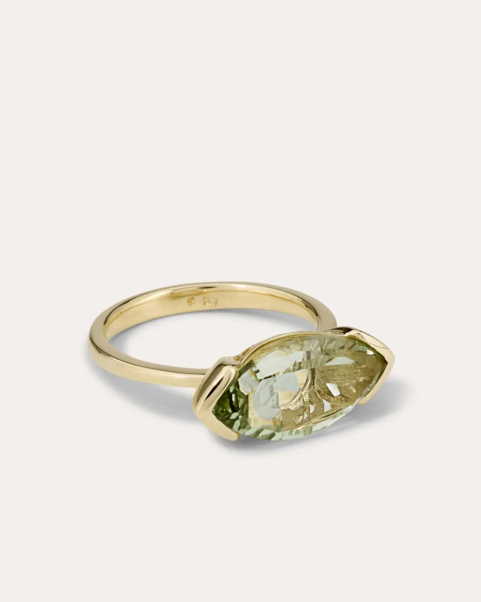 Ring mit Prasiolith
