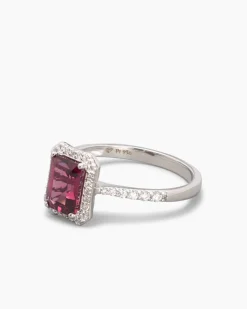Ring mit Rhodolith & Brillanten