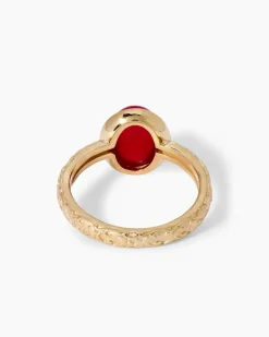 Ring mit Rhodonit