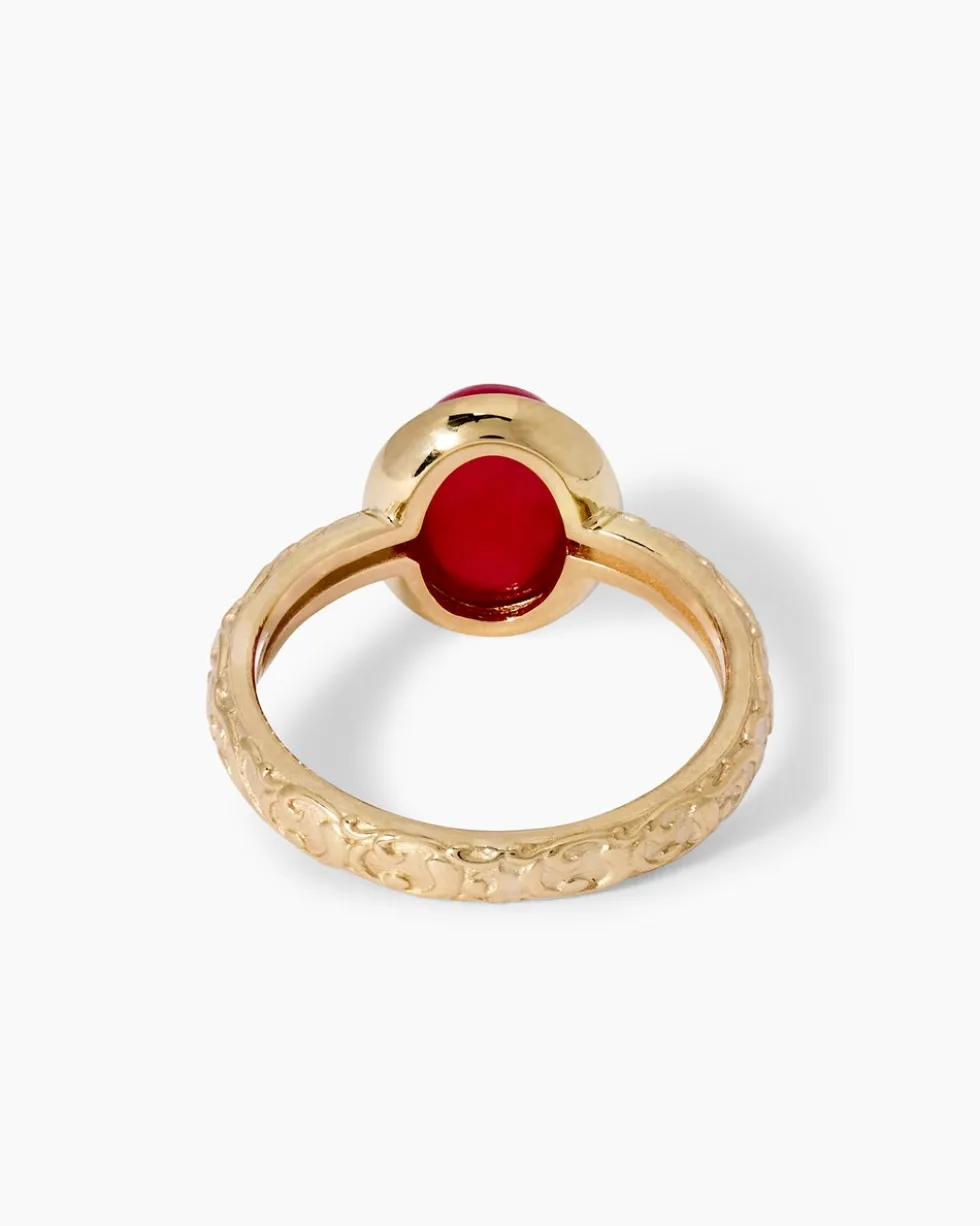 Ring mit Rhodonit