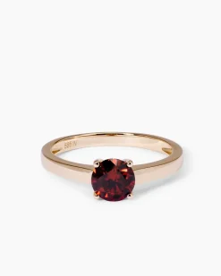 Ring mit rotem Diamant 1,00 ct