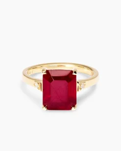 Ring mit Rubin & Brillanten