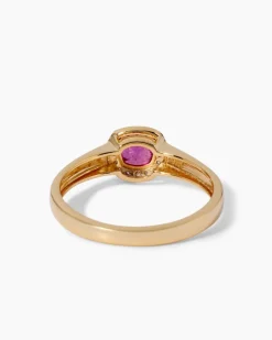 Ring mit Rubin & Zirkon