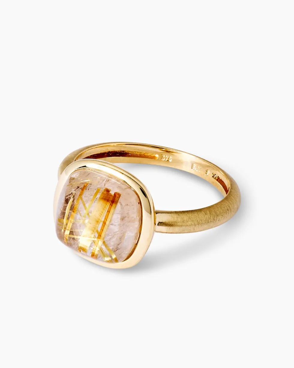 Ring mit Rutilquarz