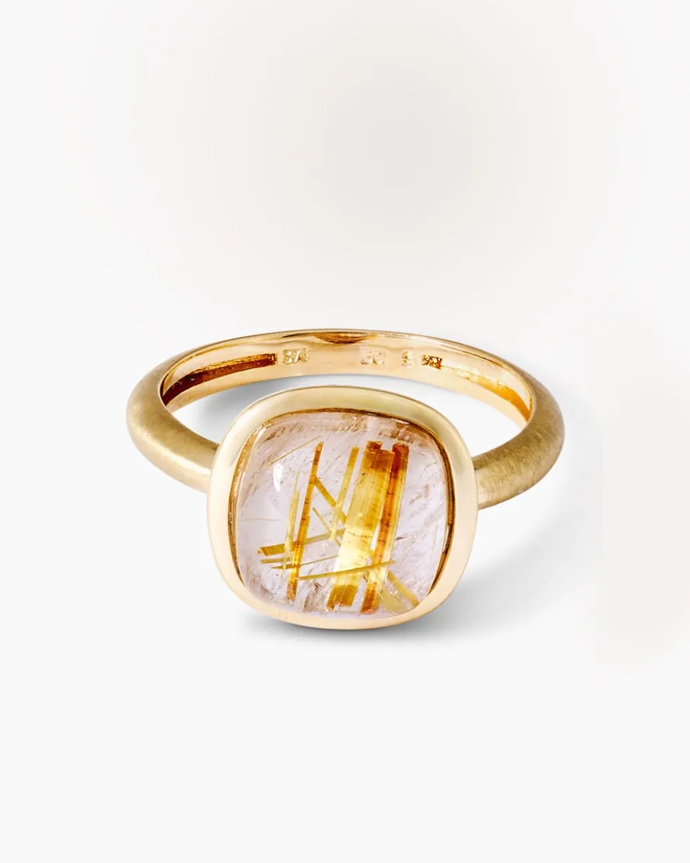 Ring mit Rutilquarz