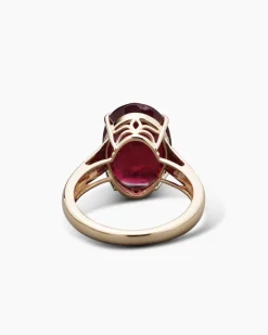 Ring mit Sambia-Rubin
