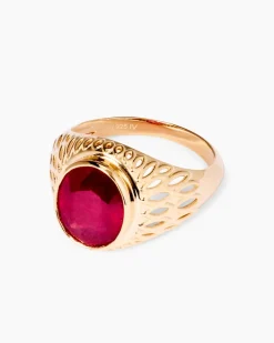 Ring mit Sambia Rubin