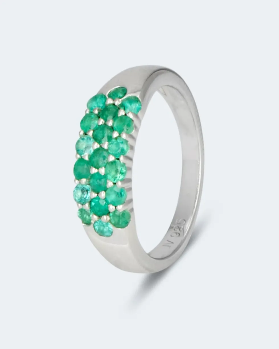 Ring mit Sambia Smaragd