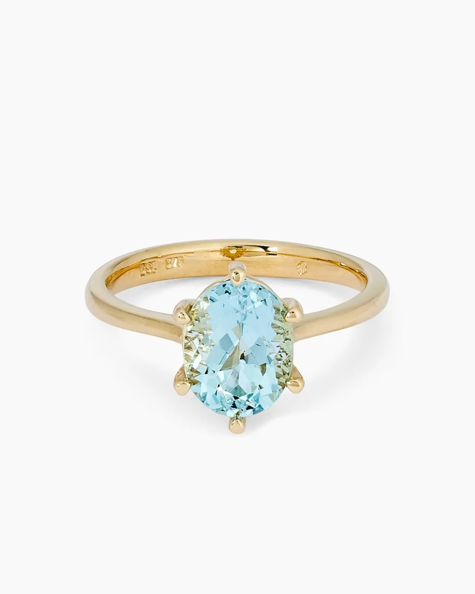 Ring mit Santa Maria Aquamarin