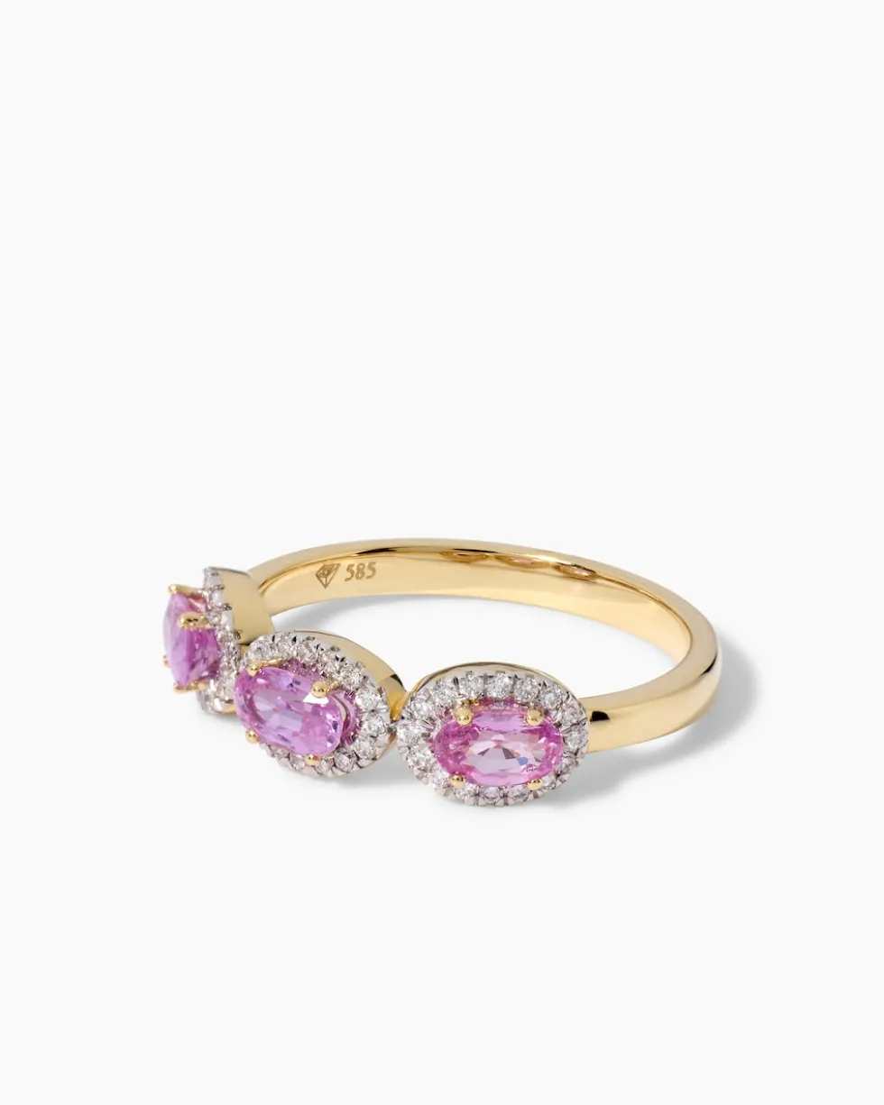 Ring mit Saphir & Brillanten