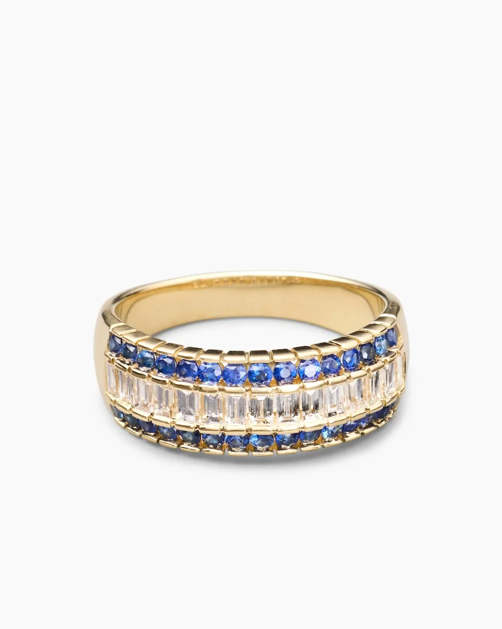 Ring mit Saphir & Diamanten