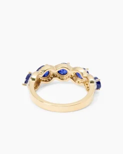 Ring mit Saphir & Topas
