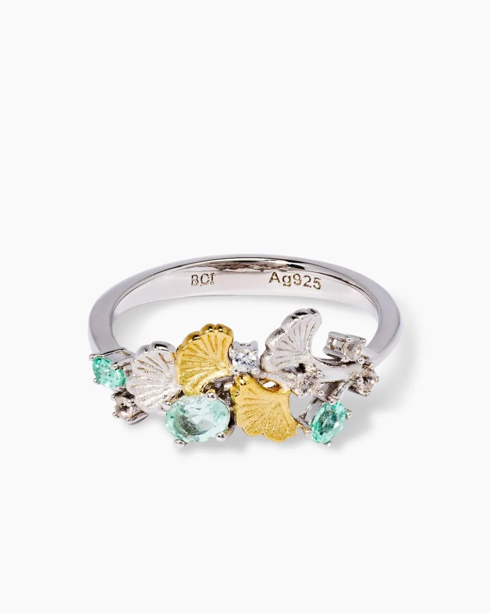 Ring mit Smaragd & Zirkon