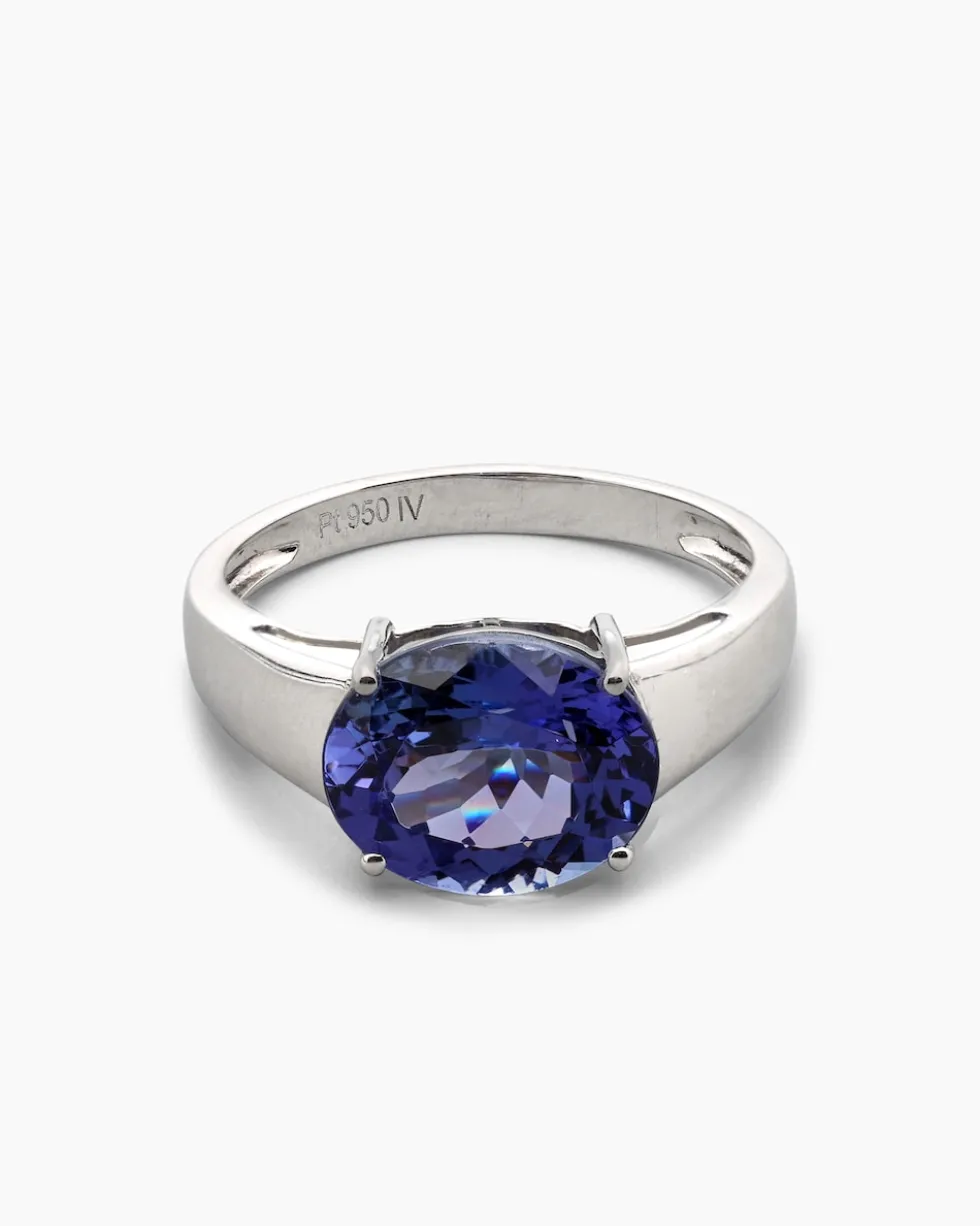 Ring mit Tansanit AAAA