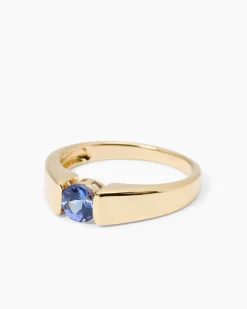 Ring mit Tansanit AAAA