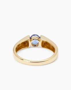 Ring mit Tansanit AAAA