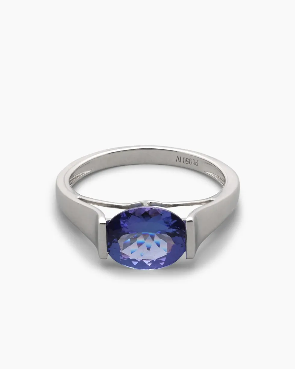 Ring mit Tansanit AAAA+