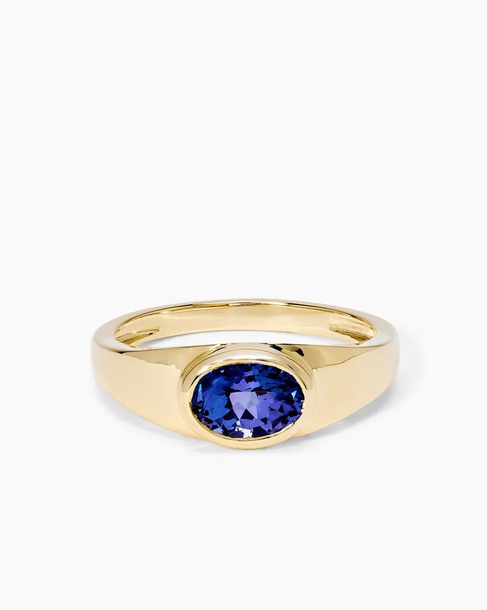 Ring mit Tansanit AAAAA