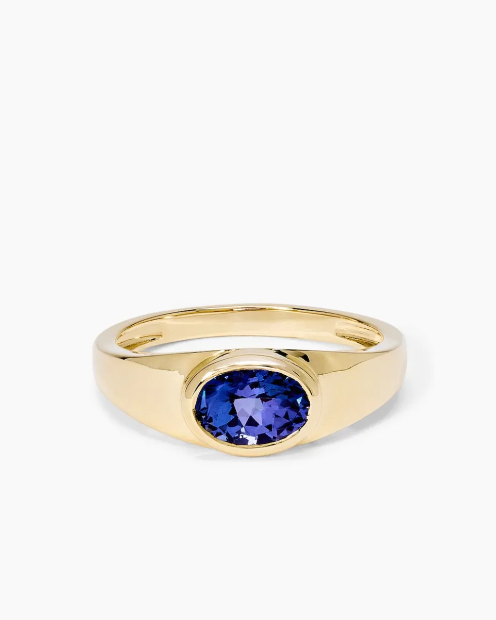 Ring mit Tansanit AAAAA