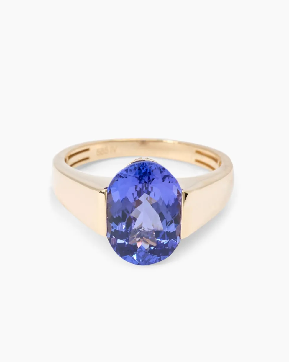 Ring mit Tansanit AAAAA