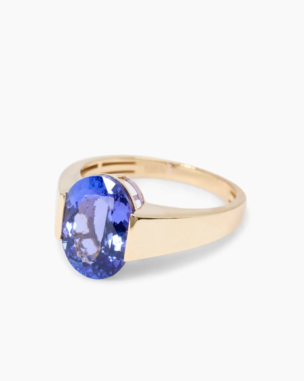 Ring mit Tansanit AAAAA