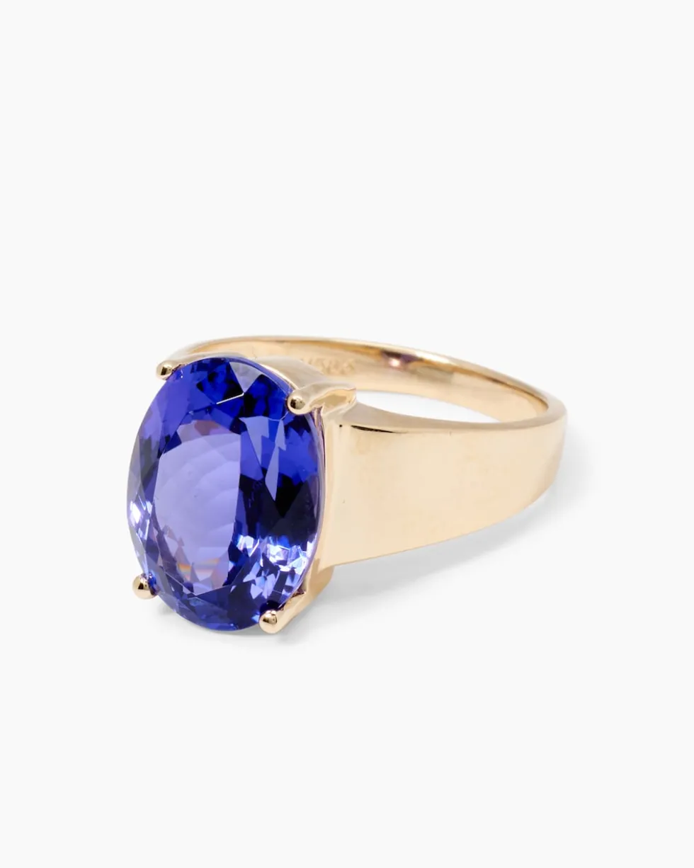 Ring mit Tansanit AAAAA