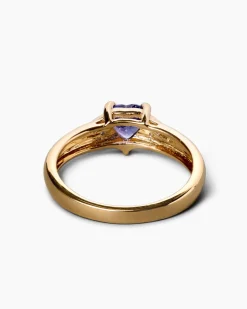 Ring mit Tansanit AAAA und Topas