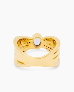 Ring mit Tansanit AAA+ & Zirkon
