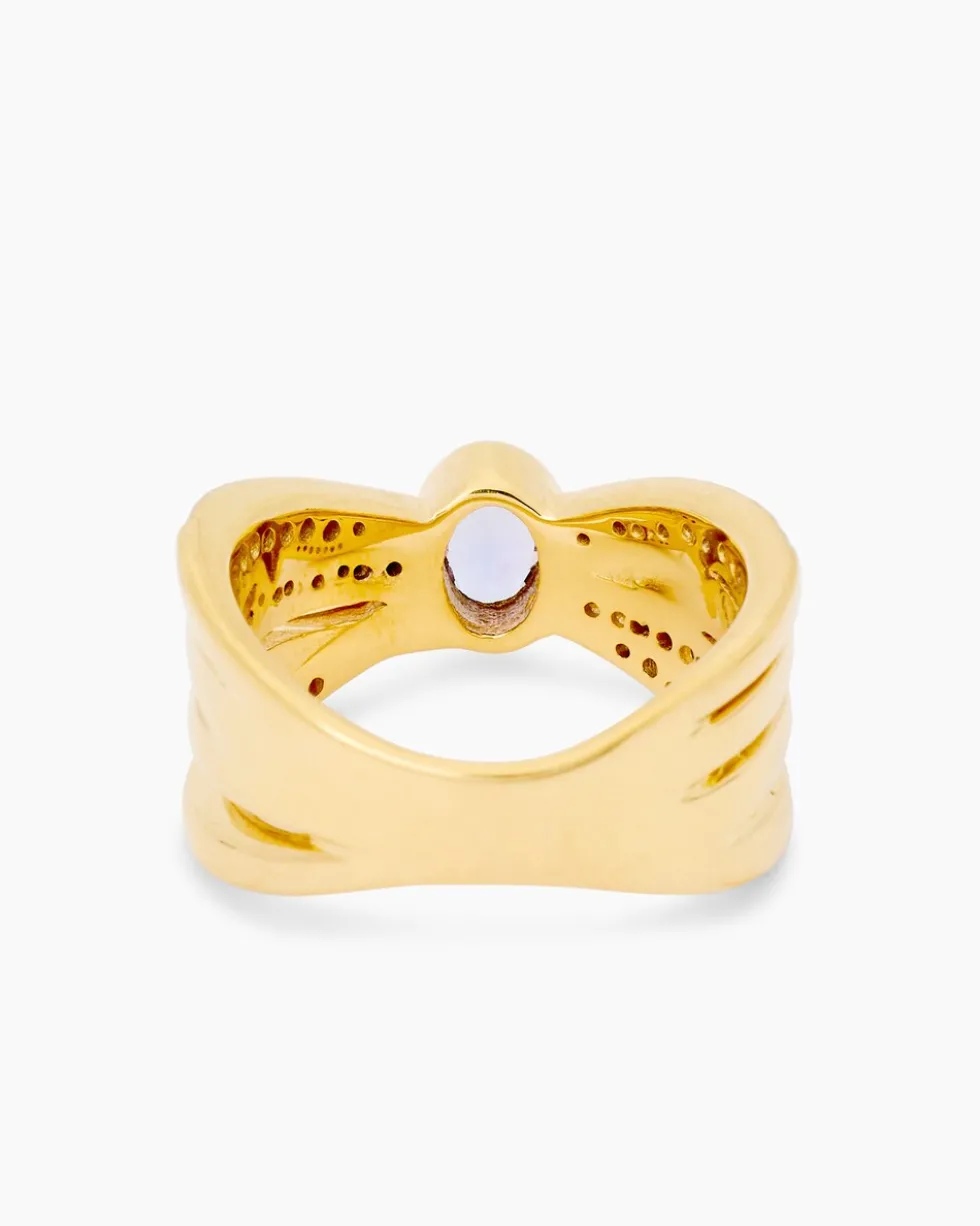 Ring mit Tansanit AAA+ & Zirkon