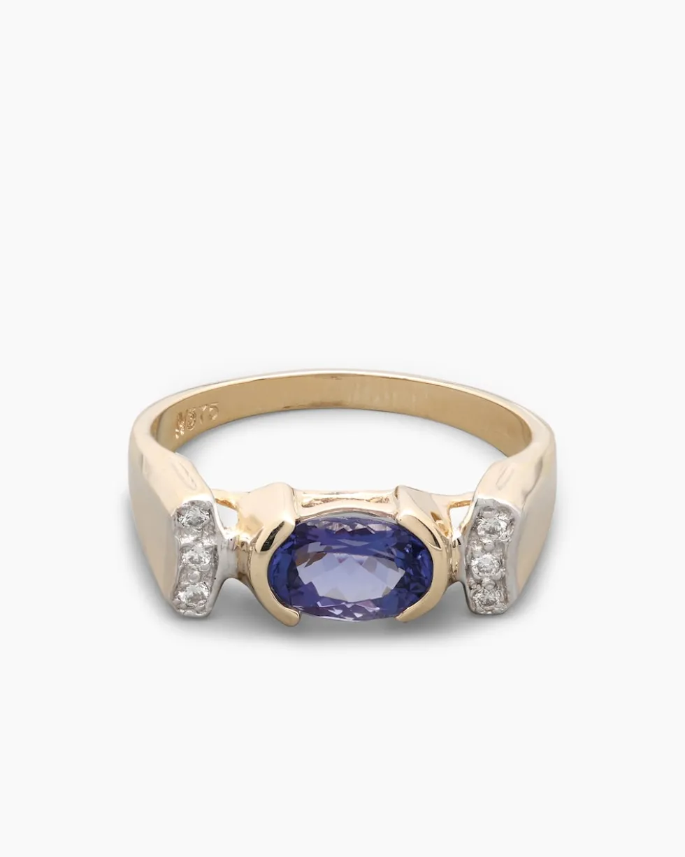 Ring mit Tansanit & Brillanten