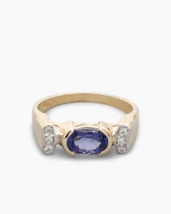 Ring mit Tansanit & Brillanten