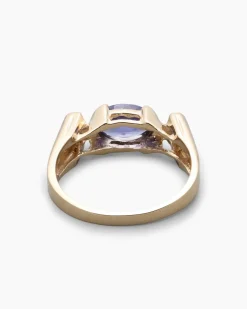 Ring mit Tansanit & Brillanten