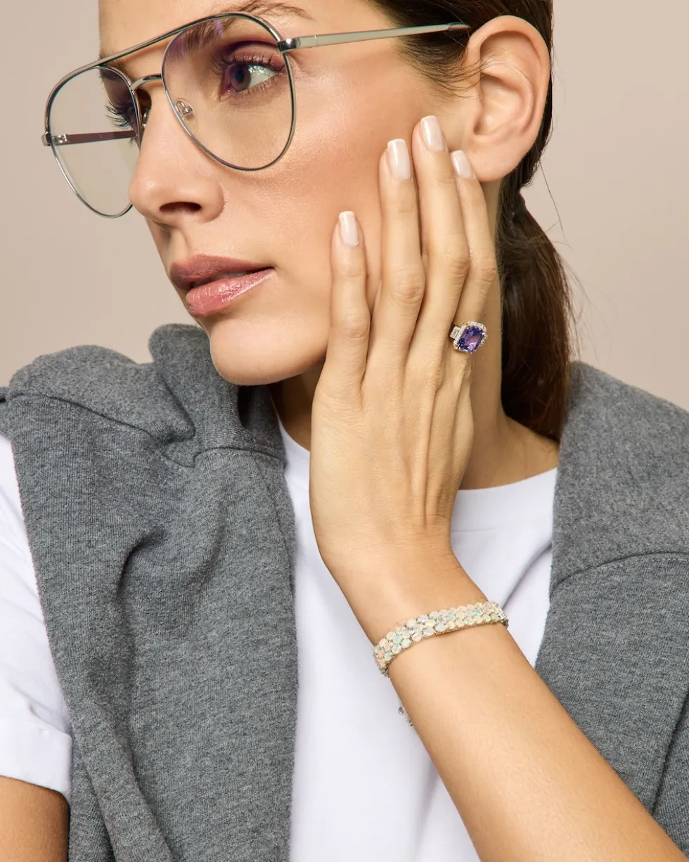 Ring mit Tansanit & Diamanten