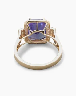 Ring mit Tansanit & Diamanten