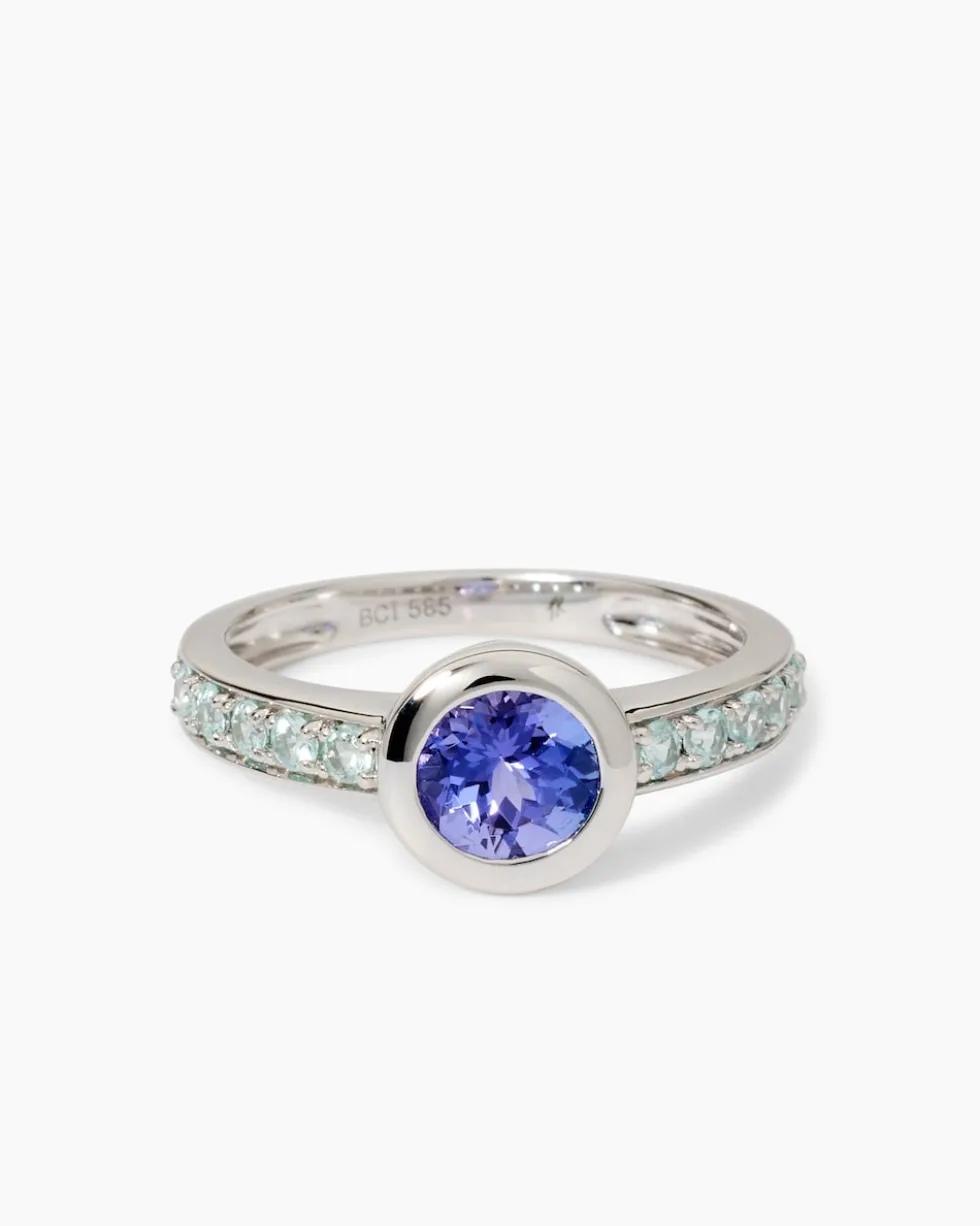 Ring mit Tansanit & Turmalinen