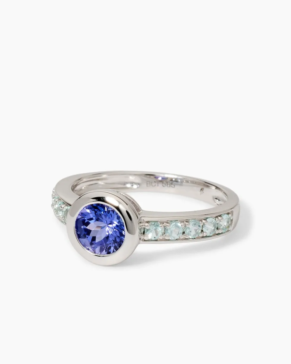 Ring mit Tansanit & Turmalinen