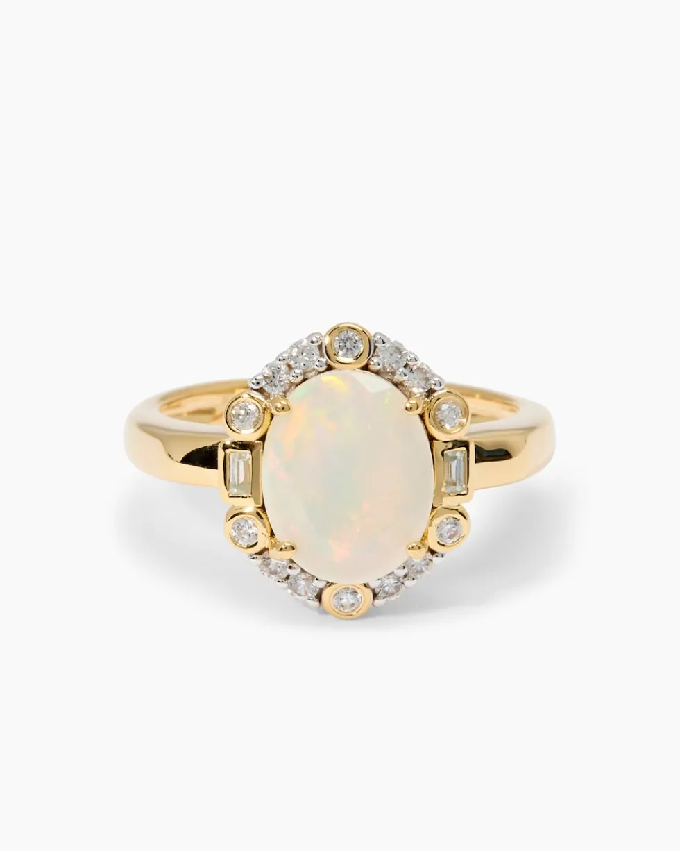 Ring mit äthiopischem Opal