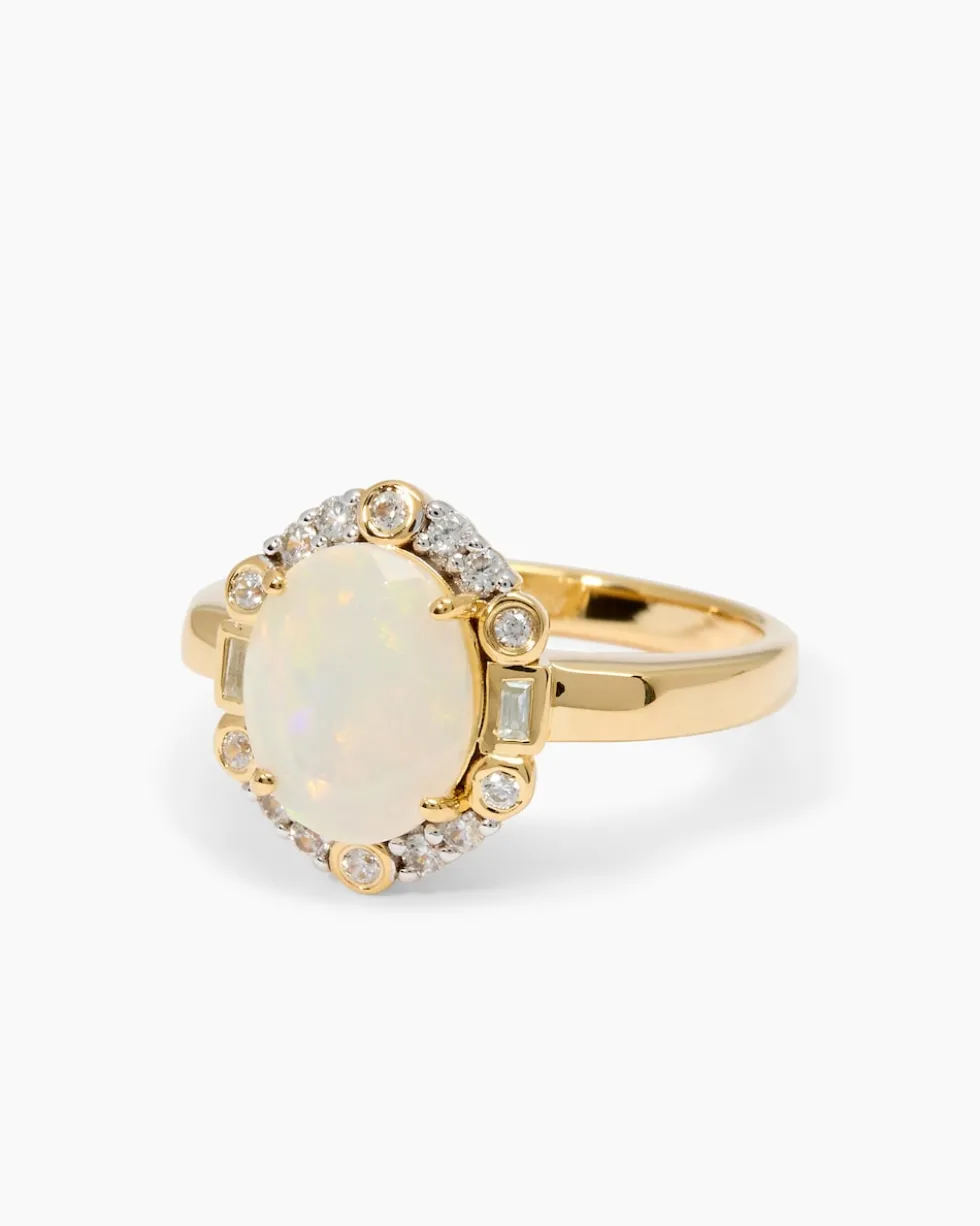 Ring mit äthiopischem Opal
