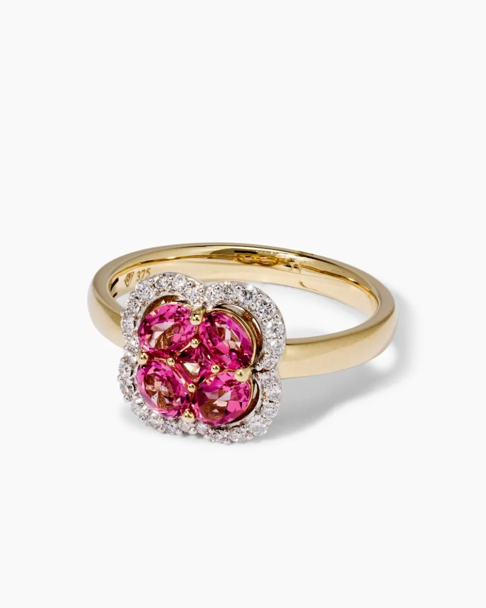 Ring mit Topas & Brillanten