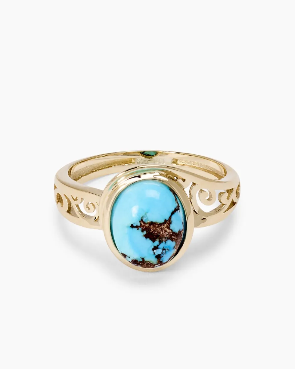 Ring mit Türkis