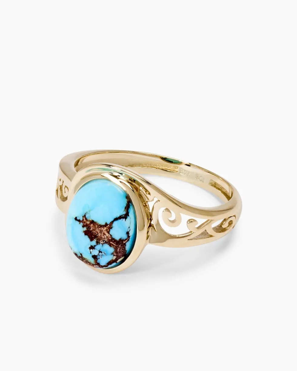 Ring mit Türkis