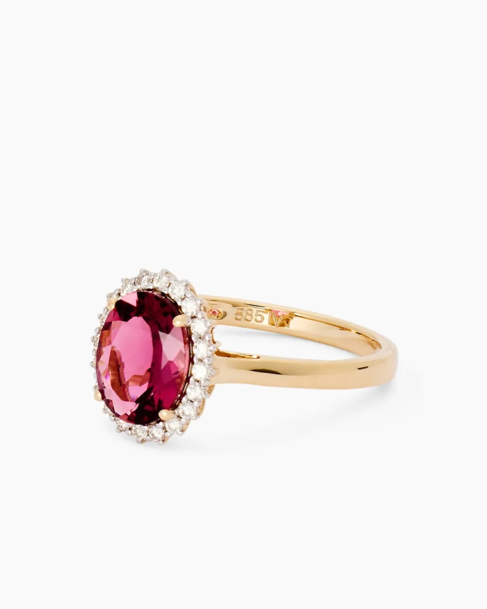 Ring mit Turmalin & Brillanten