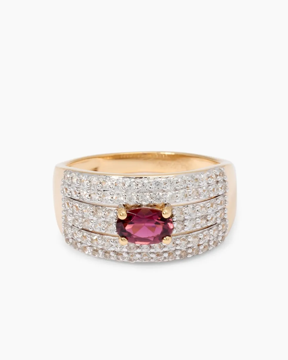 Ring mit Turmalin & Zirkon